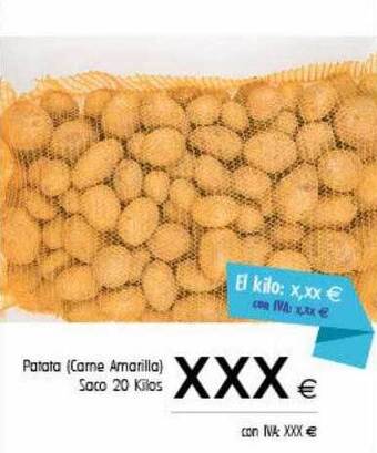 Cash Ifa Patata carne amarilla oferta