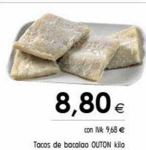 Cash Ifa Tacos de bacalao outon oferta