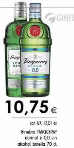 Cash Ifa Ginebra tanqueray normal o 0,0 sin alcohol oferta
