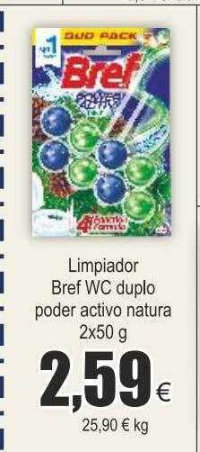 FROIZ Limpiador bref wc duplo poder activo natura oferta