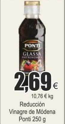 FROIZ Reducción vinagre de módena ponti oferta