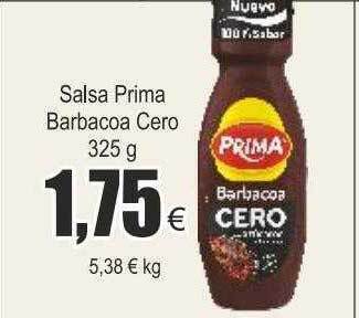 FROIZ Salsa prima barbacoa cero oferta