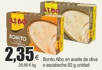 FROIZ Bonito albo en aceite de oliva o escabeche unidad oferta