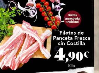 Gadis Filetes de Panceta Fresca sin Costilla oferta