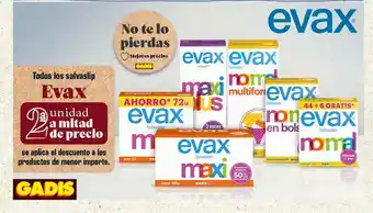 Gadis Todos los salvaslip Evax oferta