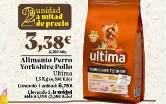 Gadis Alimento Perro Yorkshire Pollo Ultima 1.5 Kg oferta