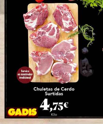 Gadis Chuletas De Cerdo Surtidas oferta