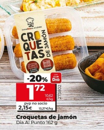 Dia Croquetas de jamón oferta