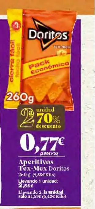 Gadis Doritos Aperitivos Tex-Mex 260g oferta