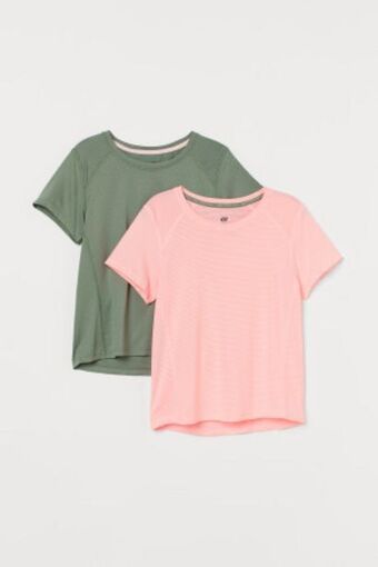 H&M Pack de 2 camisetas de deporte oferta