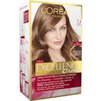 Douglas Tinte excellence creme 7.1 rubio ceniza oferta