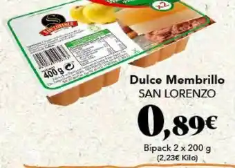 Gadis Dulce Membrillo San Lorenzo 2 x 200g oferta