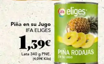 Gadis Ifa Eliges Piña en su Jugo 340g oferta
