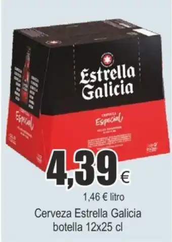 FROIZ ESTRELLA GALICIA cerveza estrella galicia botella 12x25 cl oferta