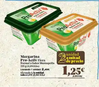 Gadis Margarina Pro-Activ Flora 225g oferta