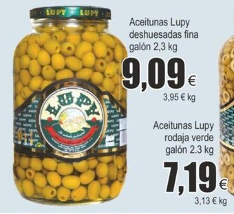 FROIZ Aceitunas lupy deshuesadas fina galón 2,3 kg oferta