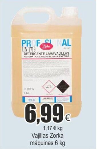 FROIZ Vajillas zorka máquinas 6 kg oferta