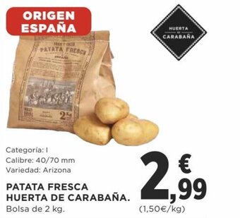 Supercor Patata fresca huerta de carabaña oferta