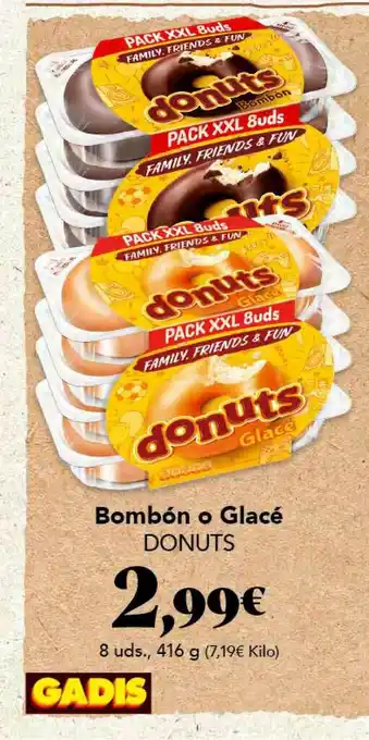 Gadis Bombón O Glacé Donuts 8 uds., 416g oferta