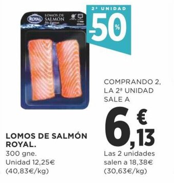 Supercor Lomos de salmón royal oferta