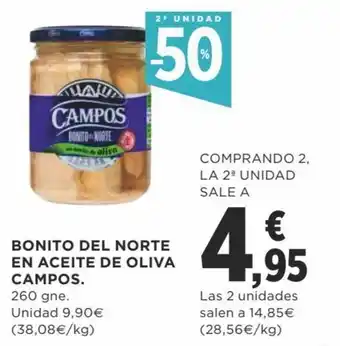 Supercor Bonito del norte en aceite de oliva campos oferta
