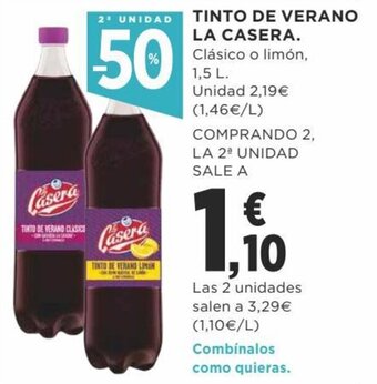 Supercor Tinto de verano la casera oferta
