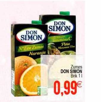 Plenus Supermercados Zumes don simon oferta