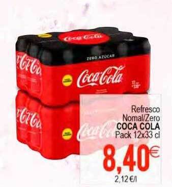 Plenus Supermercados Refresco normal zero coca cola oferta