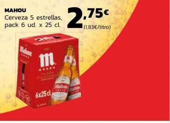 Supermercados Lupa Mahou cerveza 5 estrellas oferta