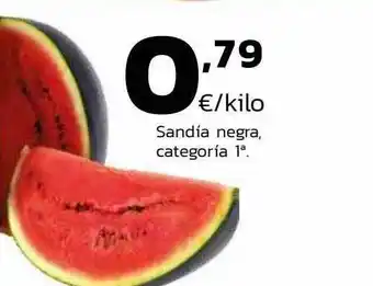 Supermercados Lupa Sandía negra oferta