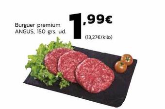 Supermercados Lupa Burguer premium angus oferta