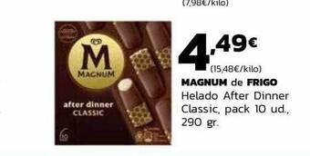 Supermercados Lupa Magnum de frigo helado after dinner classic oferta