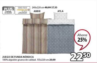 JYSK Juego de funda nórdica oferta