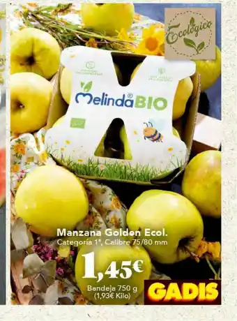 Gadis Manzana Golden Ecol. 75/80 mm oferta