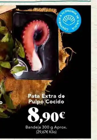 Gadis Pata Extra de Pulpo Cocido 300g oferta