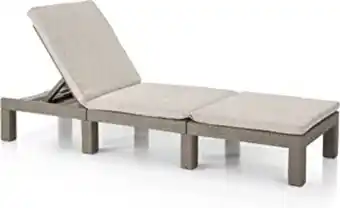 Amazon Keter daytona deluxe tumbona de jardín, color capuchino oferta