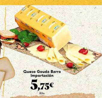 Gadis Queso Gouda Barra Importación oferta