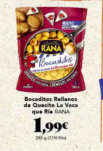 Gadis Bocaditos Rellenos De Quesito La Vaca Que Ríe Rana 280g oferta