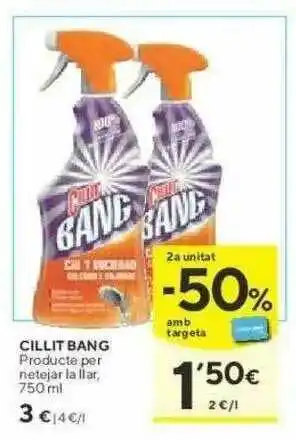 Caprabo Cillit Bang Producte Per Netejar La Liar 750ml oferta