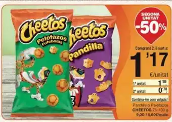 SPAR Fragadis Segona unitat -50% pandila o pelotazos cheetos oferta