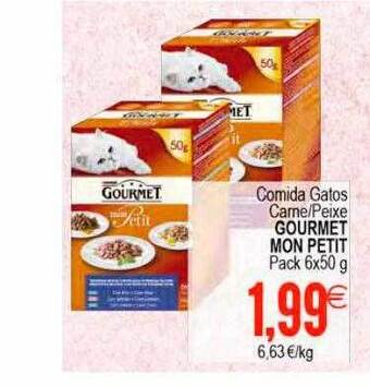 Plenus Supermercados Comida gatos carne peixe gourmet mon petit oferta