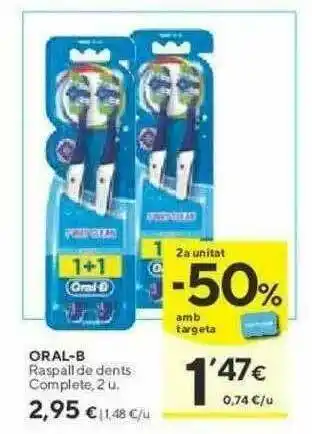 Caprabo Oral-B Raspall De Dents 2u oferta