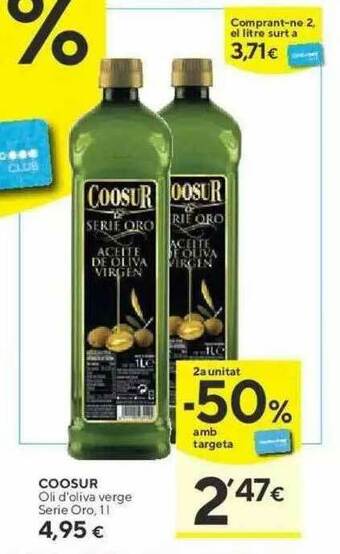 Caprabo Coosur Oli D'oliva Verge Serie Oro 1L oferta