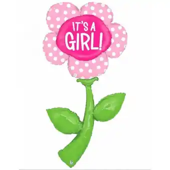 Party Fiesta Globo forma flor its a girl... oferta