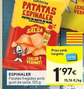 Caprabo Espinaler Patates Fregides Amb Gust De Salsa 125g oferta