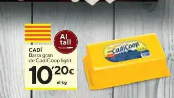 Caprabo Cadí Barra Gran De Cadicoop Light oferta
