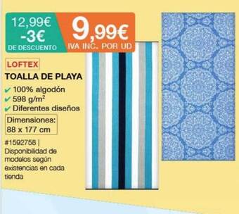 Costco Loftex toalla de playa oferta