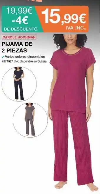 Costco Carole hochman pijama de 2 piezas oferta
