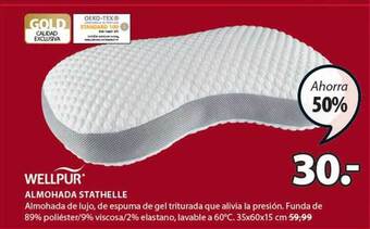 JYSK Wellpur almohada stathelle oferta