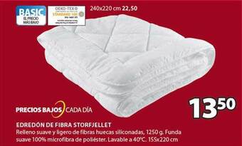 JYSK Edredón de fibra storfjellet oferta